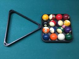 Olhausen Billiards Table With Billard Ball Set and Triangle