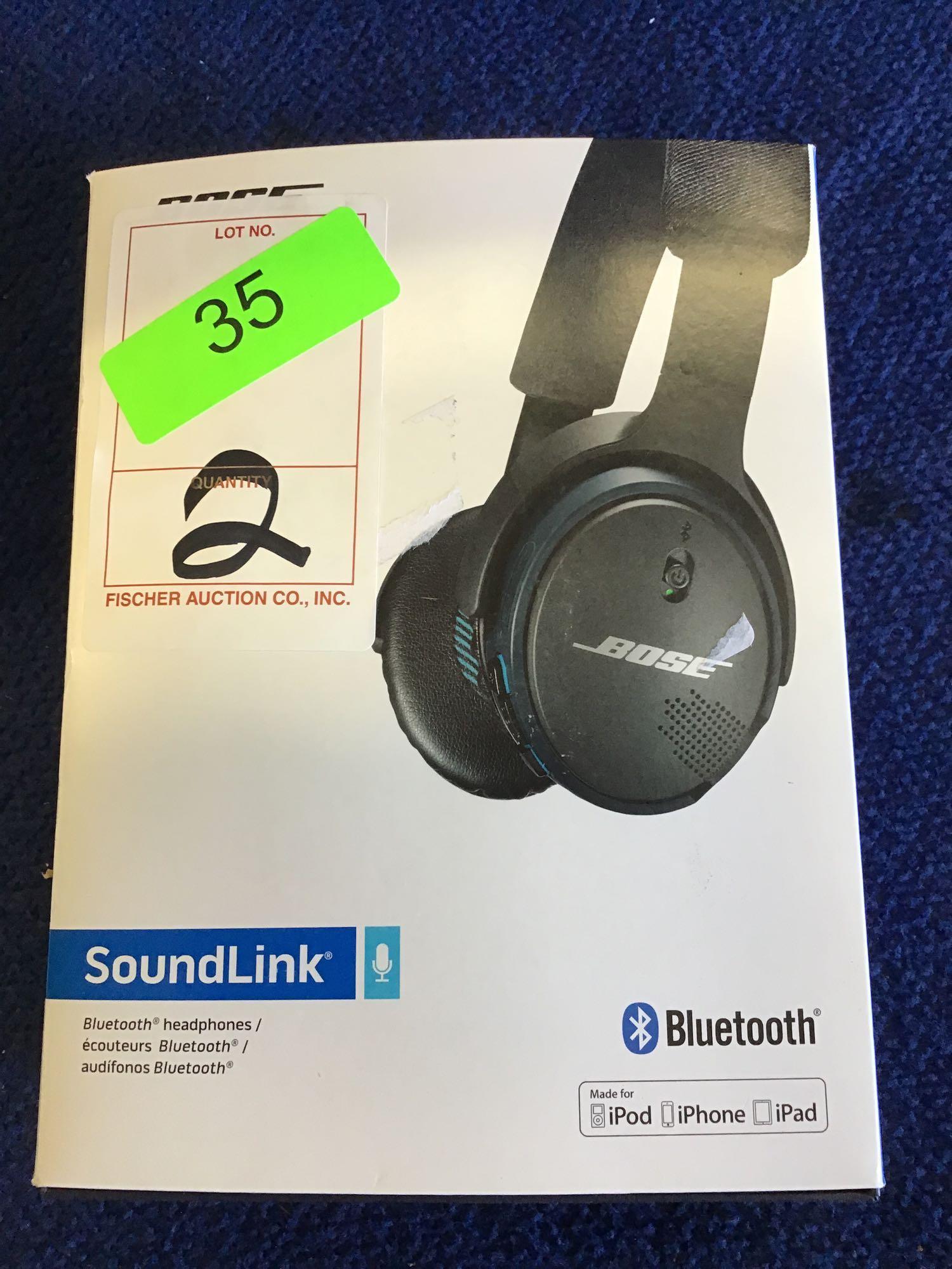 (2) Assorted Bose Noise Cancelling Headphones