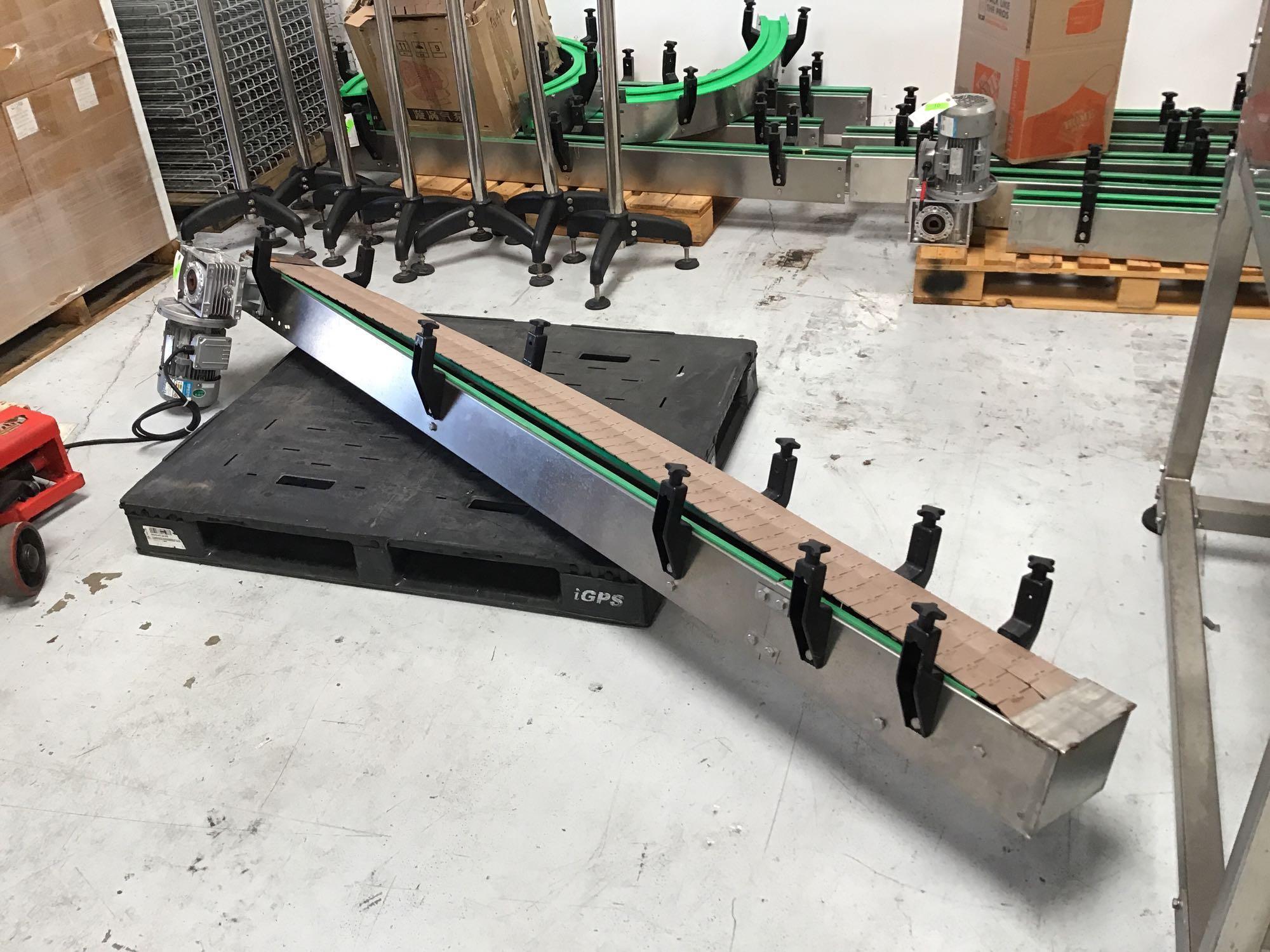 Motorized Double Wide Conveyor System