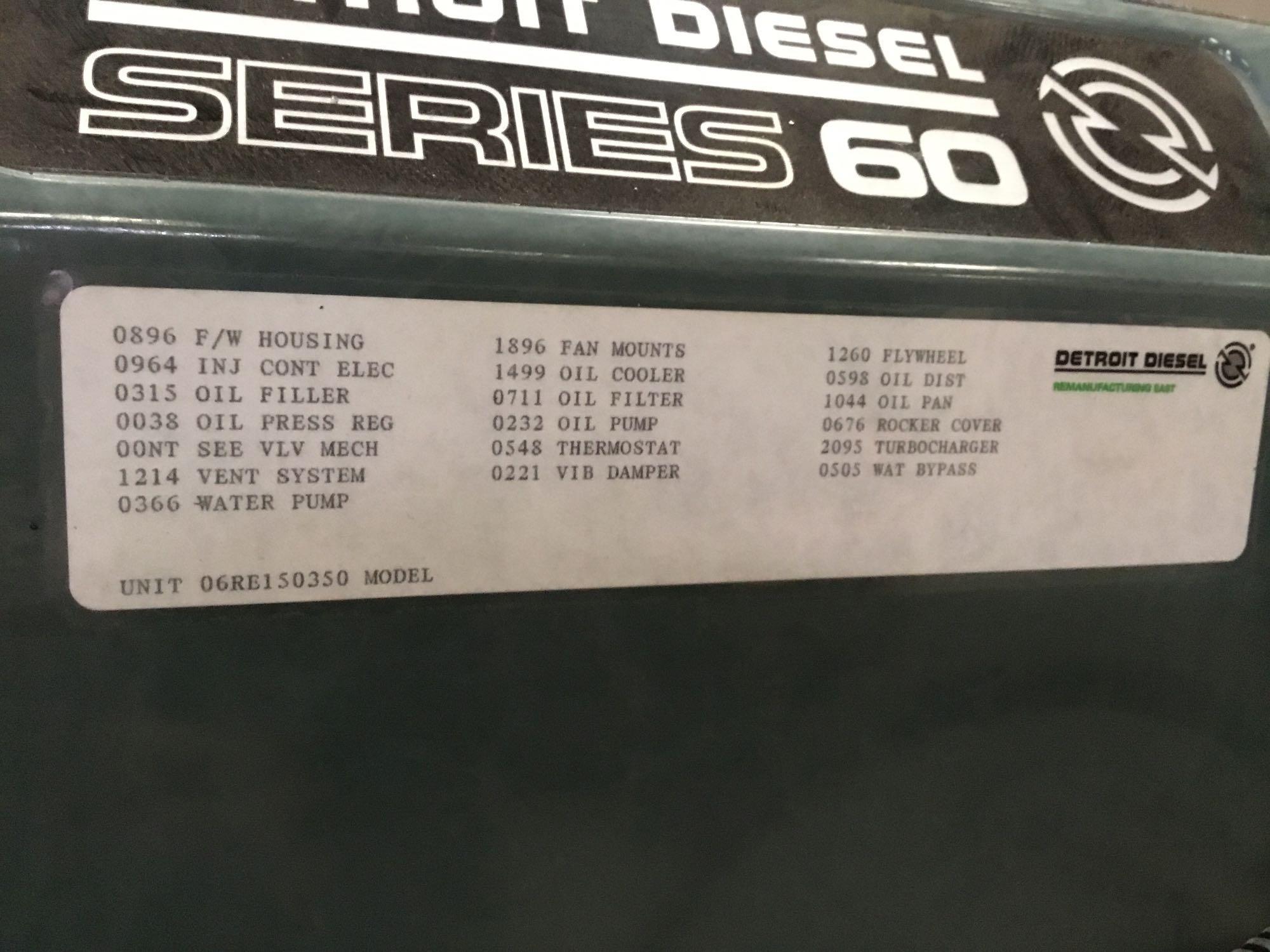 North American Re-Power Detroit Diesel Series 60 Engine***CNG CONVERTED***