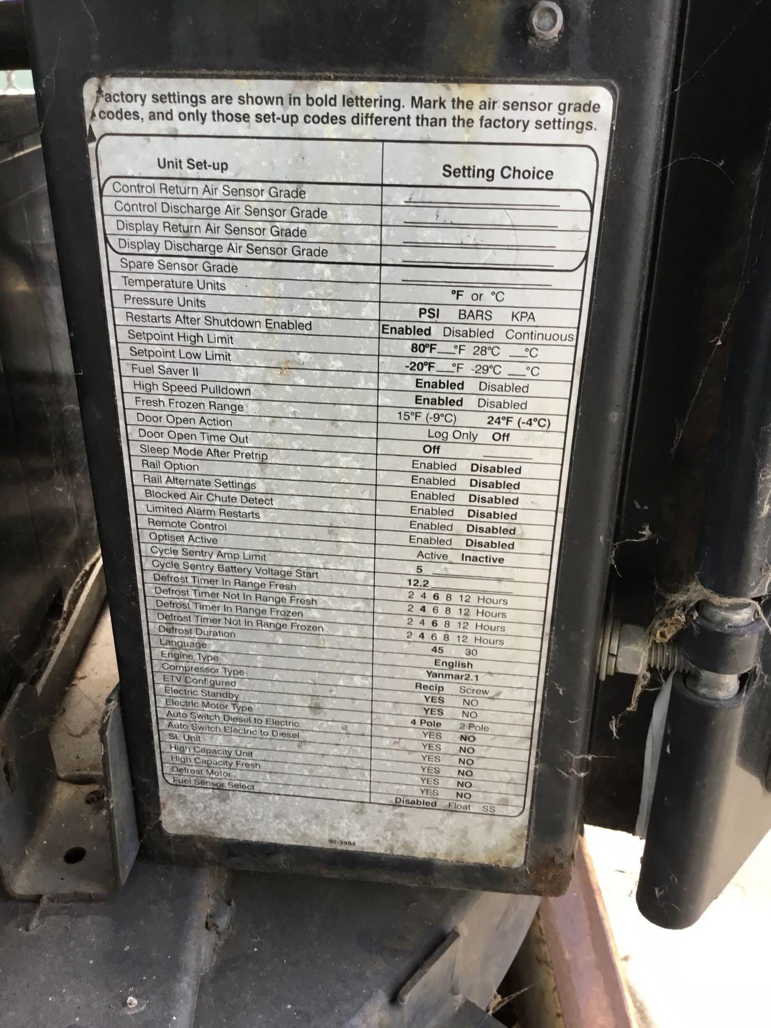 2006 CNG Thermo King Refrigeration Unit ***WORKING***