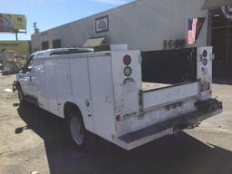 2003 Ford F-450 XL Crew Cab with KNAPHEIDE Service Body and BEMIS Post Puller