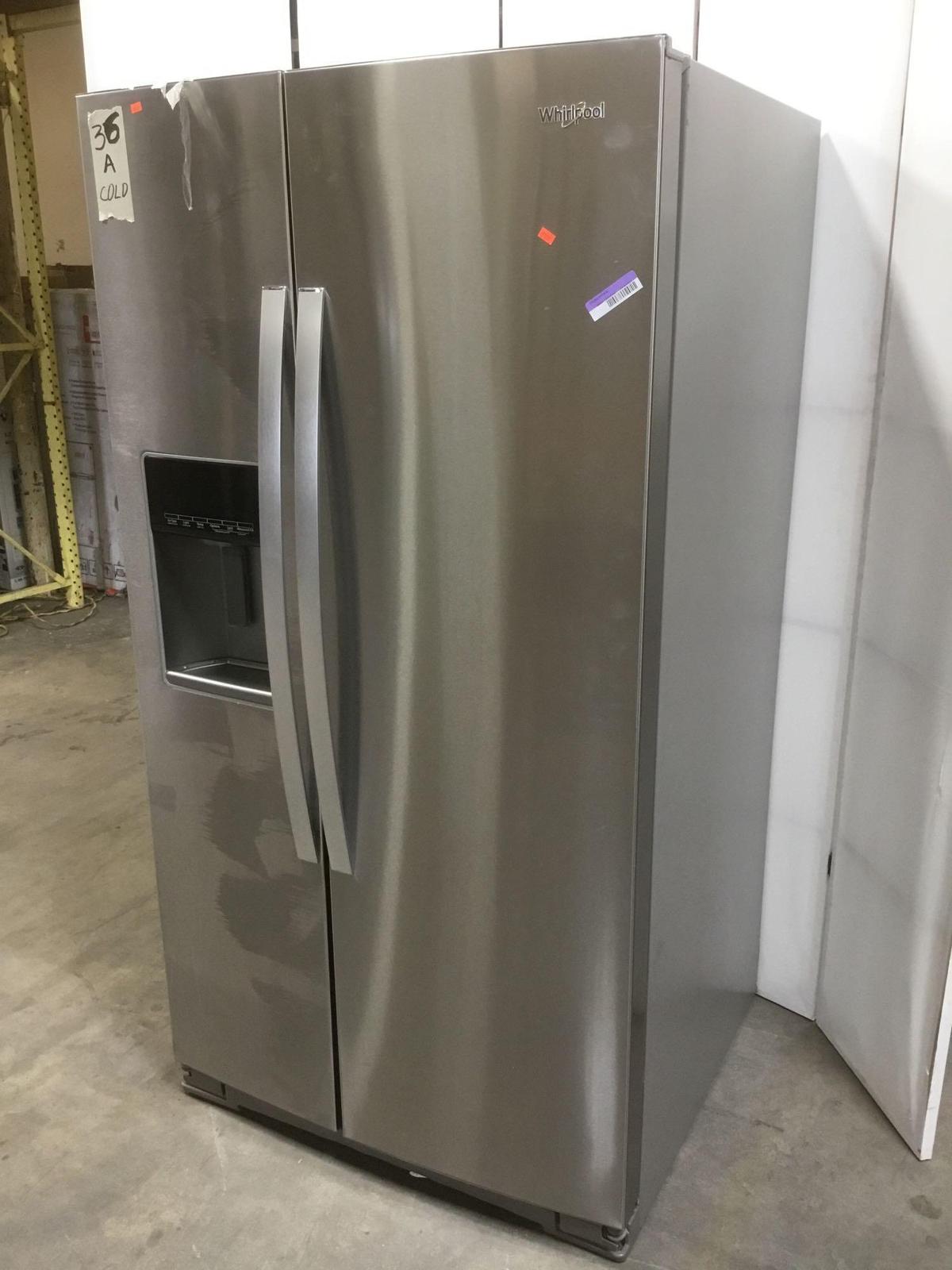 Whirlpool 28 cu. ft. Side By Side Refrigerator***GETS COLD***