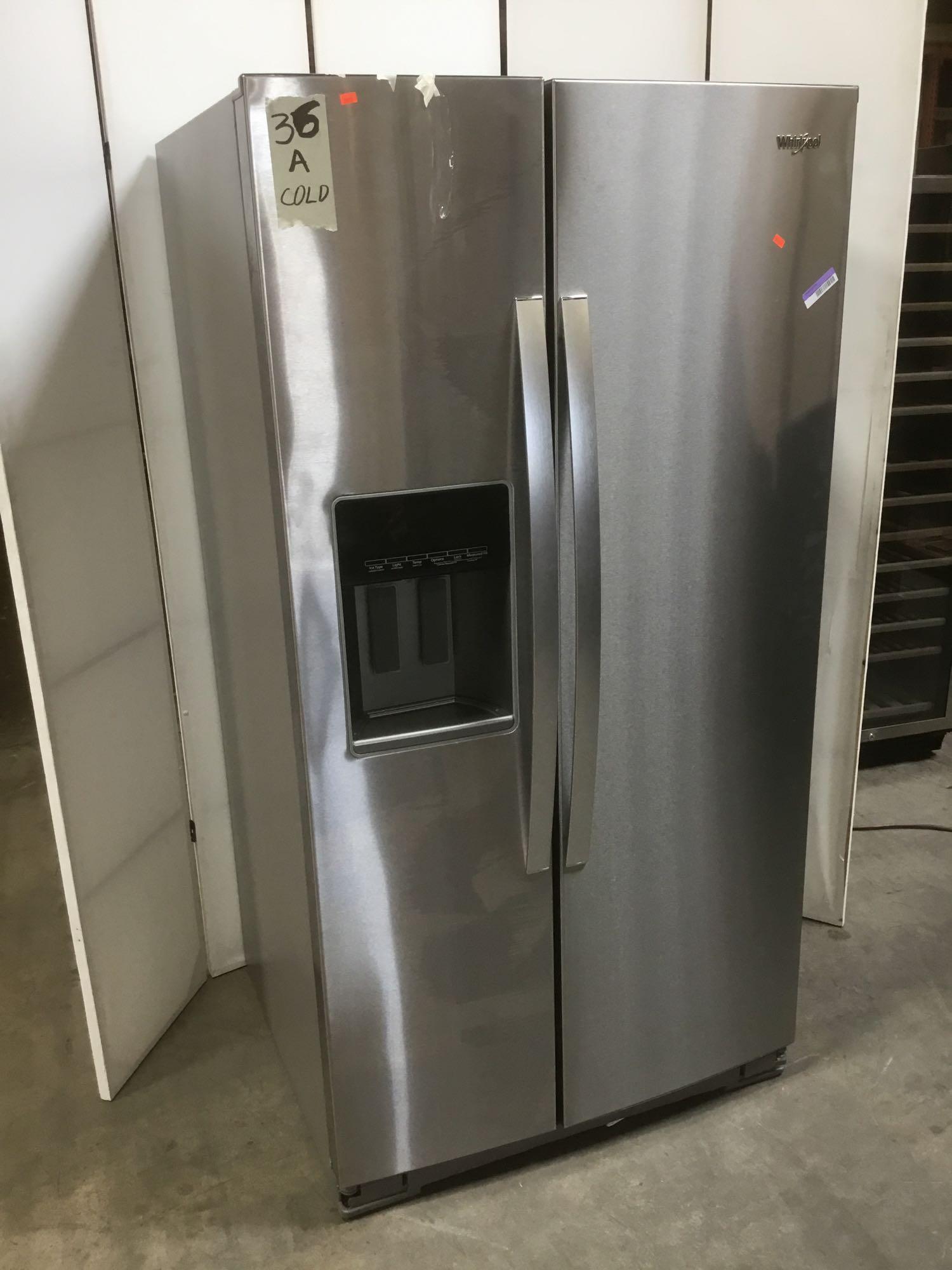 Whirlpool 28 cu. ft. Side By Side Refrigerator***GETS COLD***