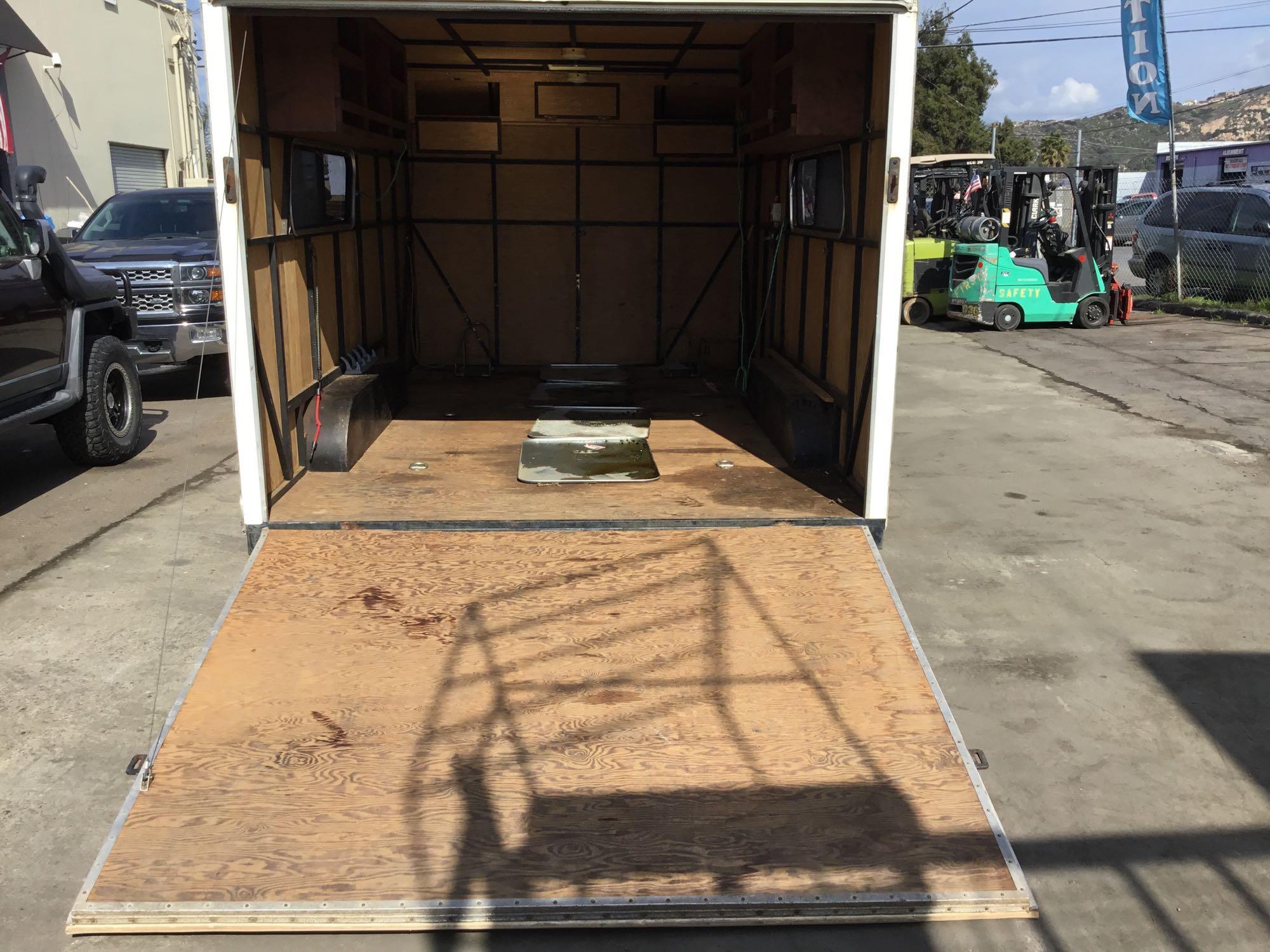 14 ft. Enclosed Trailer with Ramp and Side Access Door