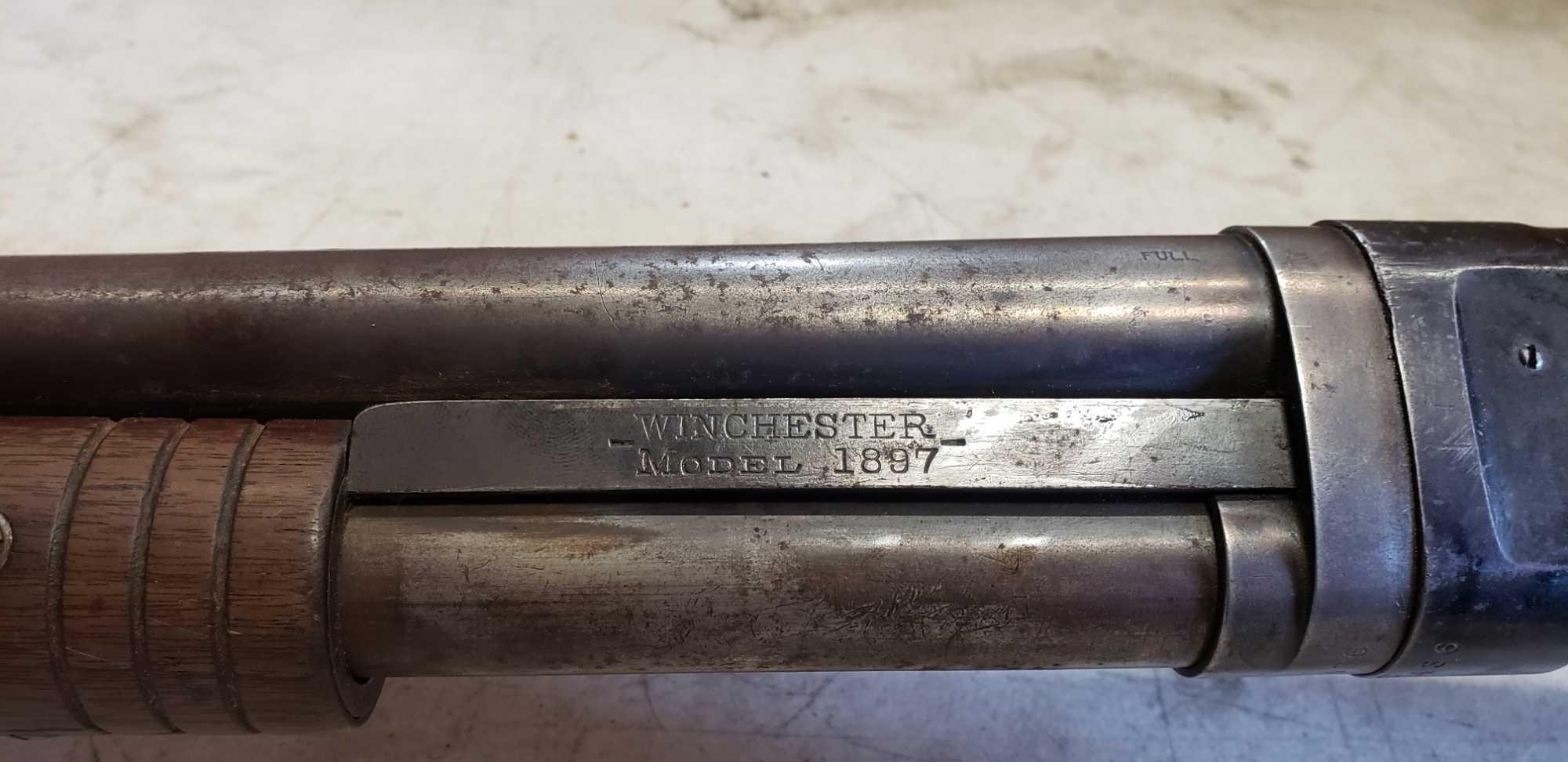 Winchester Model 1897 12ga. Shotgun with Case