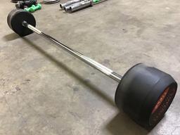 Powerfit 110LB Fixed-Weight Barbell