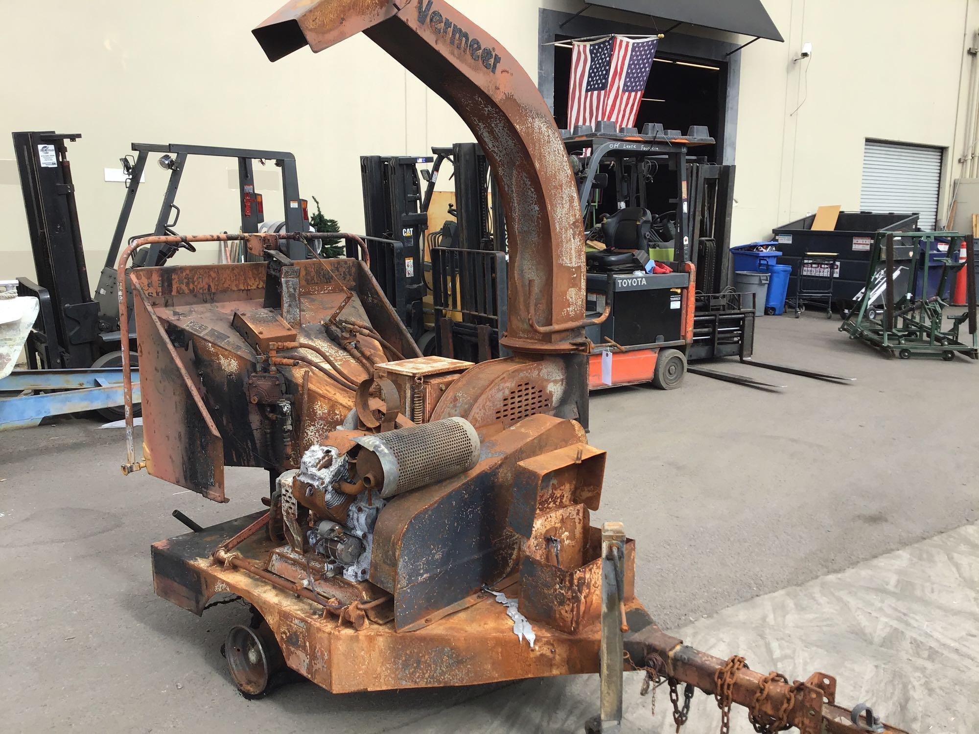 VERMEER BC625 Towable Wood Chipper ***FOR PARTS***