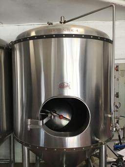 10 Barrel, Stainless Steel, Vertical, Cone Bottom Fermenter