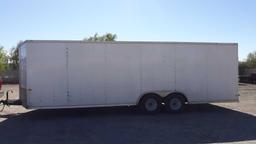 2020 Rock Solid 24ft Enclosed Cargo Trailer with Rear Ramp and Side Access Door