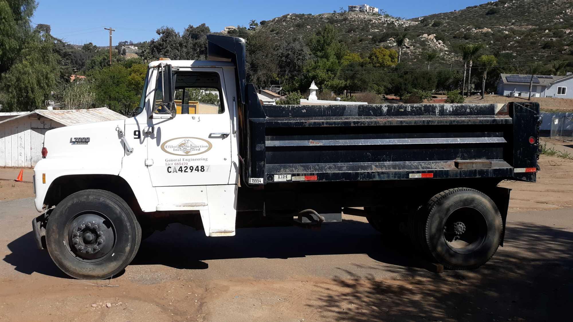 1989 Ford LN7000 with 12ft Dump Bed*OFFSITE*