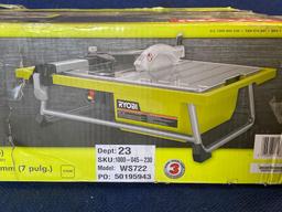 RYOBI Corded 7 in. 4.8 Amp Tabletop Tile Saw*COMPLETE