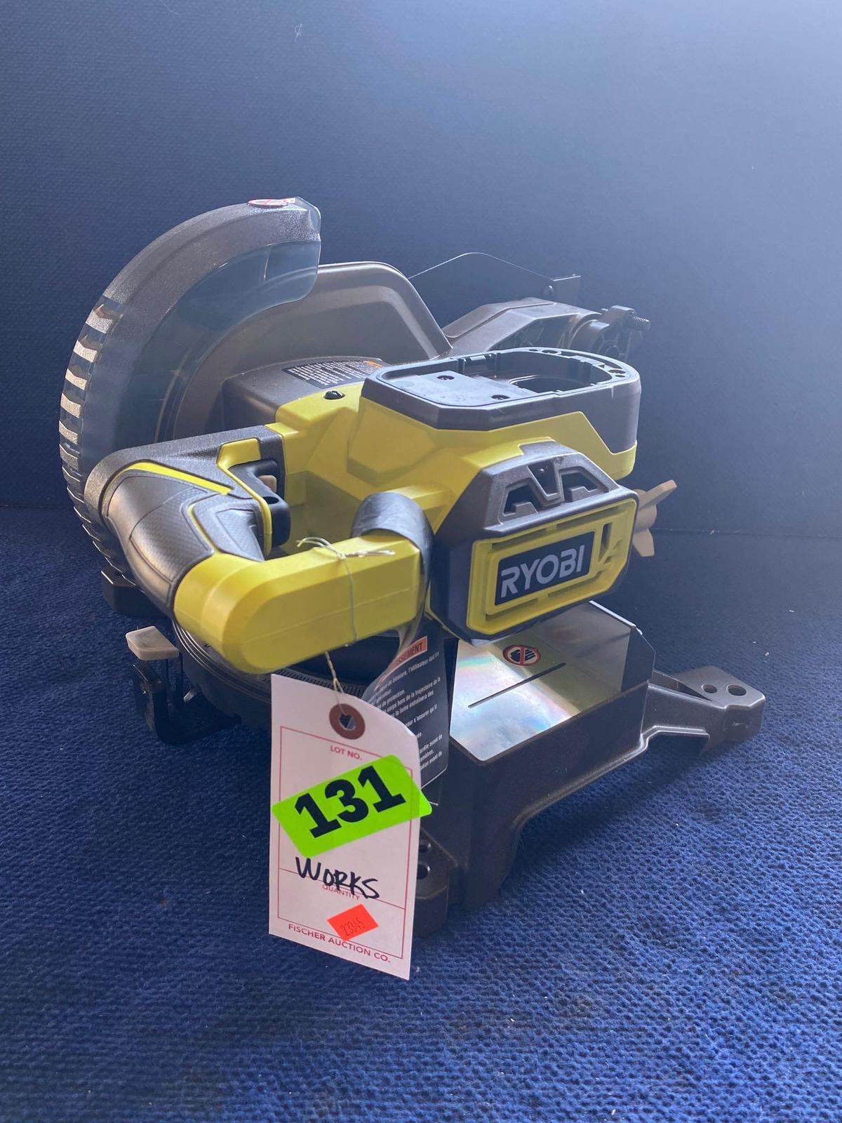 RYOBI 18V 7-1/4 in. Compound Miter Saw*TURNS ON*TOOL ONLY*