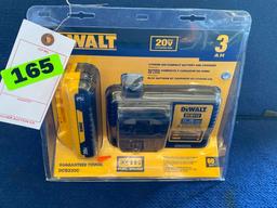 DEWALT 20V MAX Compact Lithium-Ion 3.0Ah Battery Pack with 12V-20V MAX Charger