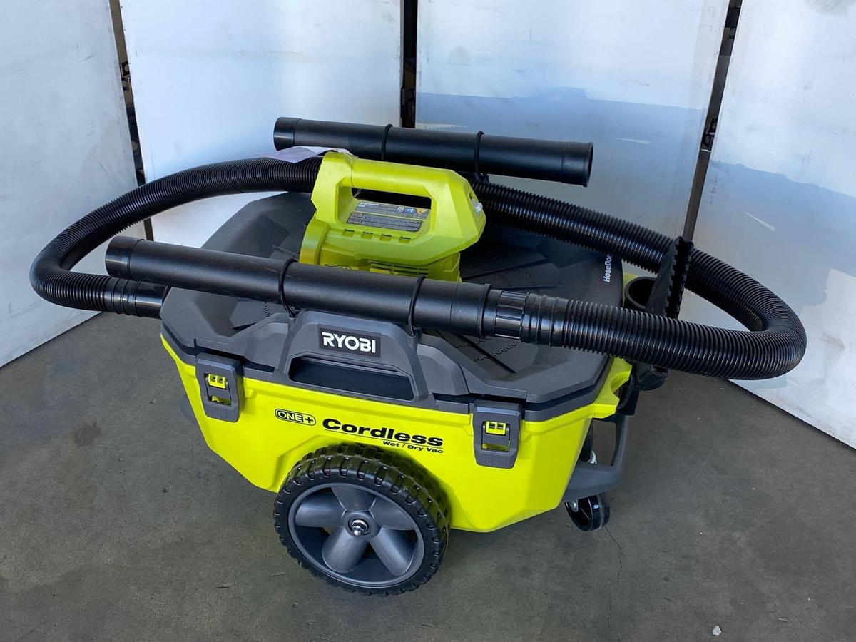 RYOBI 18V 6 Gal. Cordless Wet/Dry Vacuum*TURNS ON*TOOL ONLY*