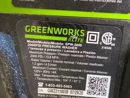 Greenworks 2000 PSI Electric Pressure Washer*TURNS ON*