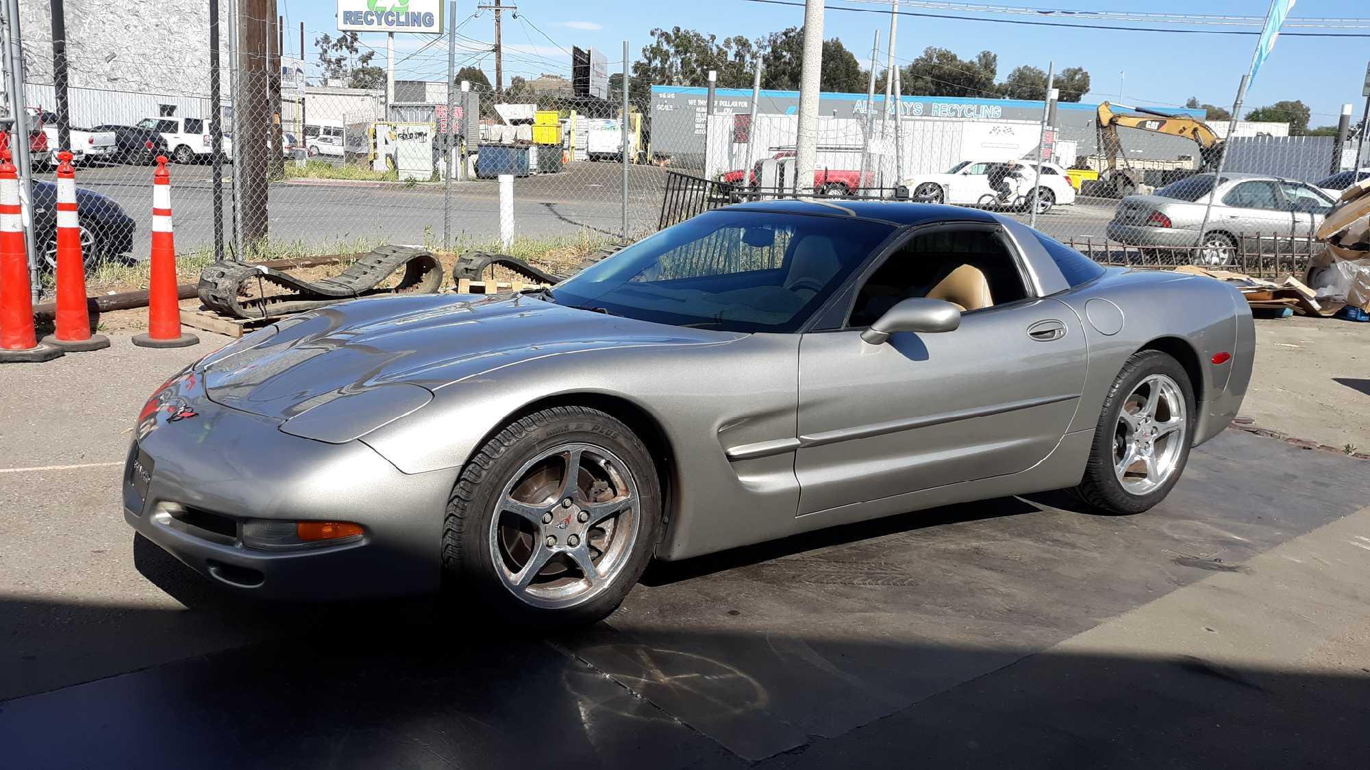 2001 Chevrolet Corvette with Fitted Cover