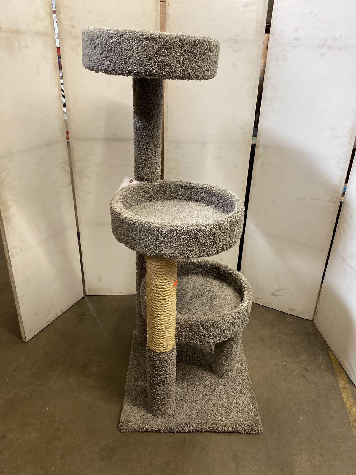 3-Level Cat Tower With Scratch Post