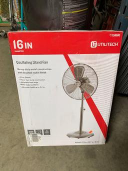 Lot of (2) Assorted Utilitech 16in. Fans