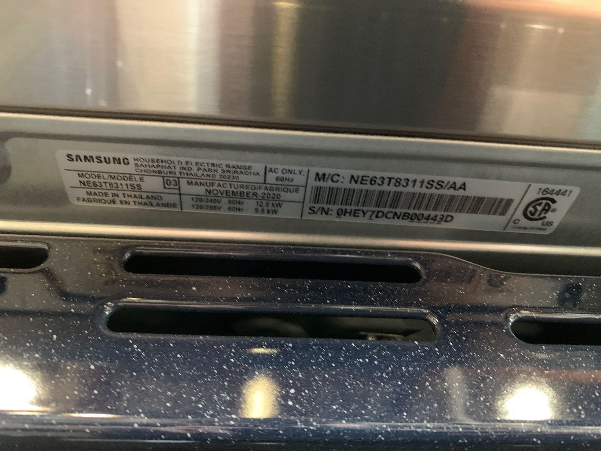 Samsung 6.3 cu. ft. Front Control Slide-in Electric Range with Convection & Wi-Fi