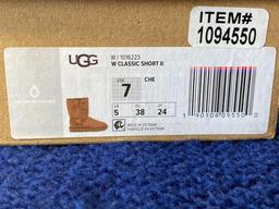 Ugg Water Resistant Classic Short II 7 Women?s Brown Boot