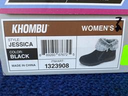 Khombu All Season Jessica 7 Women?s Black Boots