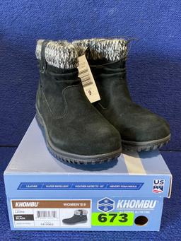 Khombu All Season Laura 9 Women?s Black Boots