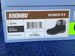 Khombu All Season Laura 9 Women?s Black Boots