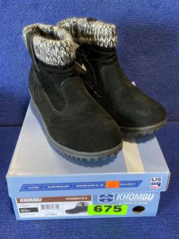 Khombu All Season Laura 9 Women?s Black Boots