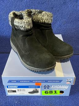 Khombu All Season Laura 7 Women?s Black Boots