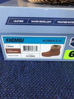 Khombu All Season Laura 10 Women?s Chestnut Boot