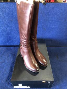 Naturalizer Koka 9.5 Chocolate lea boots