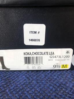 Naturalizer Koka 9.5 Chocolate lea boots