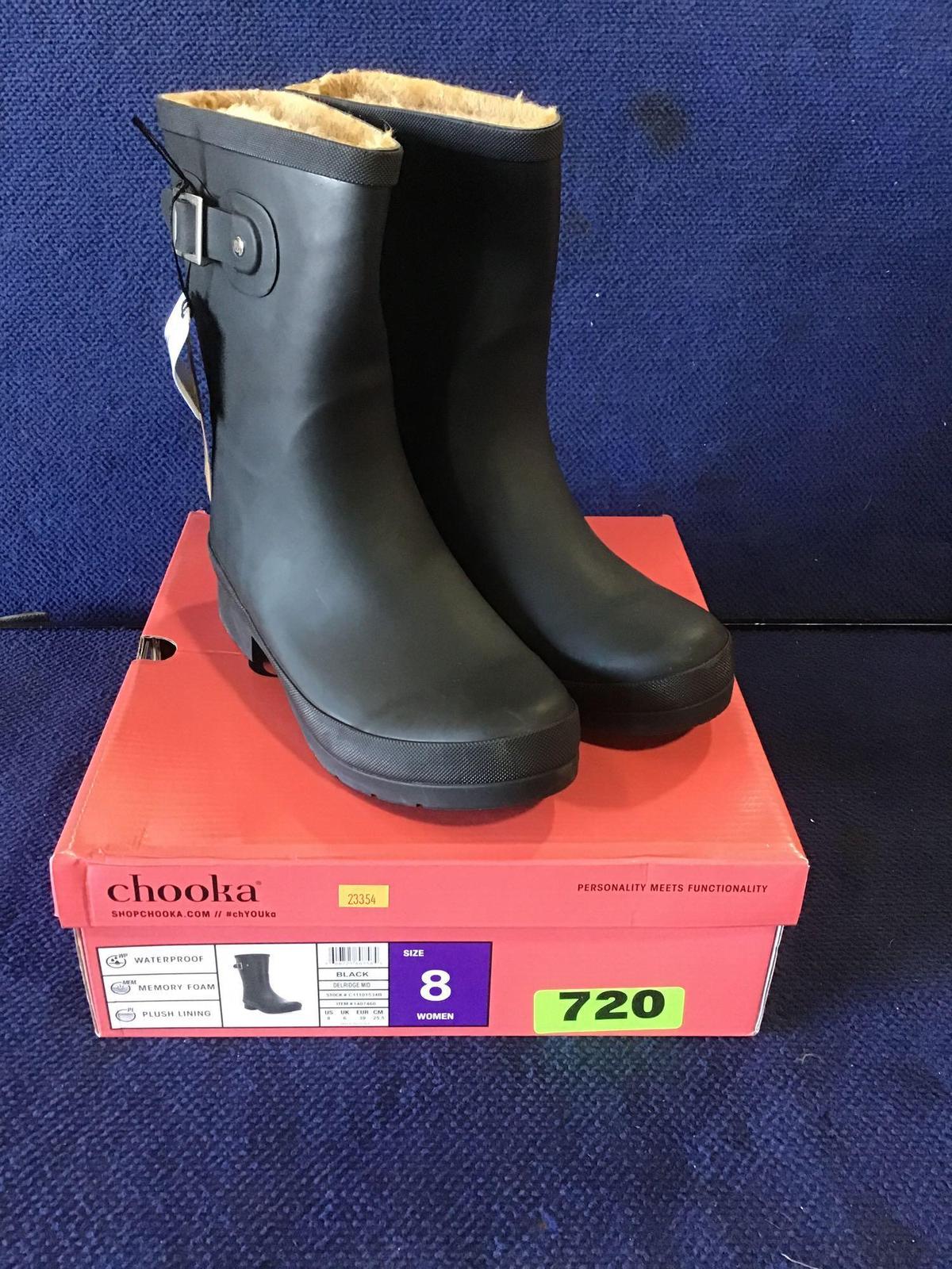 Chooka Waterproof Delridge Mid 8 Women?s Black boot