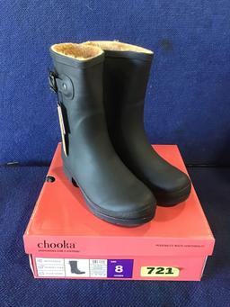 Chooka Waterproof Delridge Mid 8 Women?s Black boot