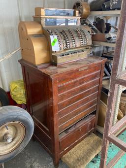 Vintage 9 Drawer National Cash Register Company Cash Register