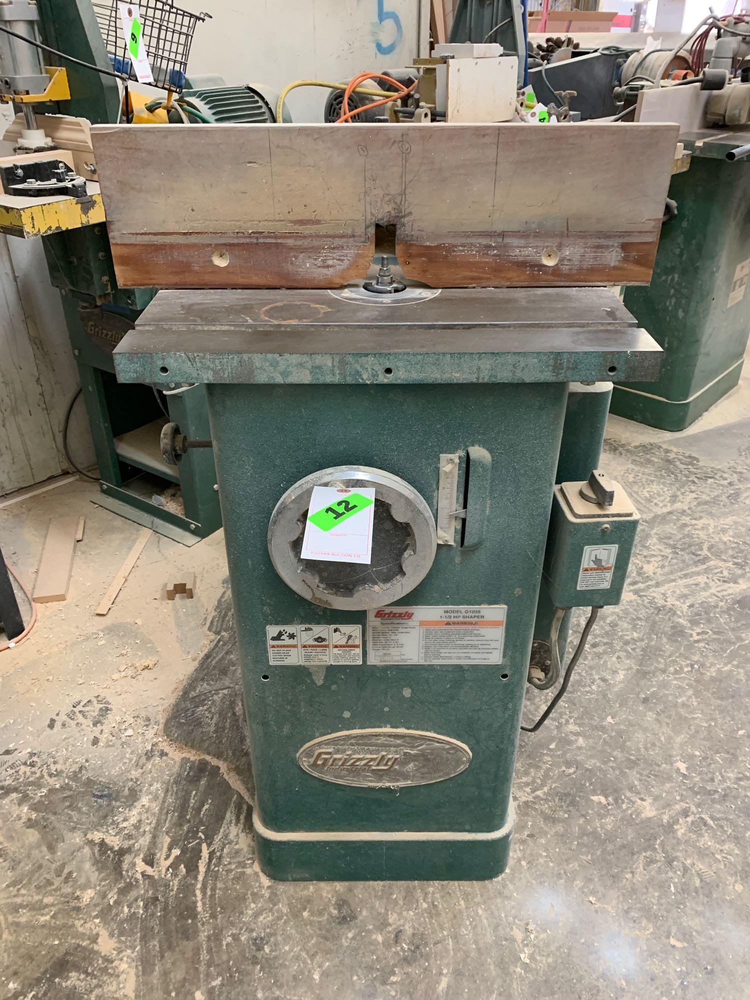 Grizzly 1-1/2 HP Single Phase Shaper