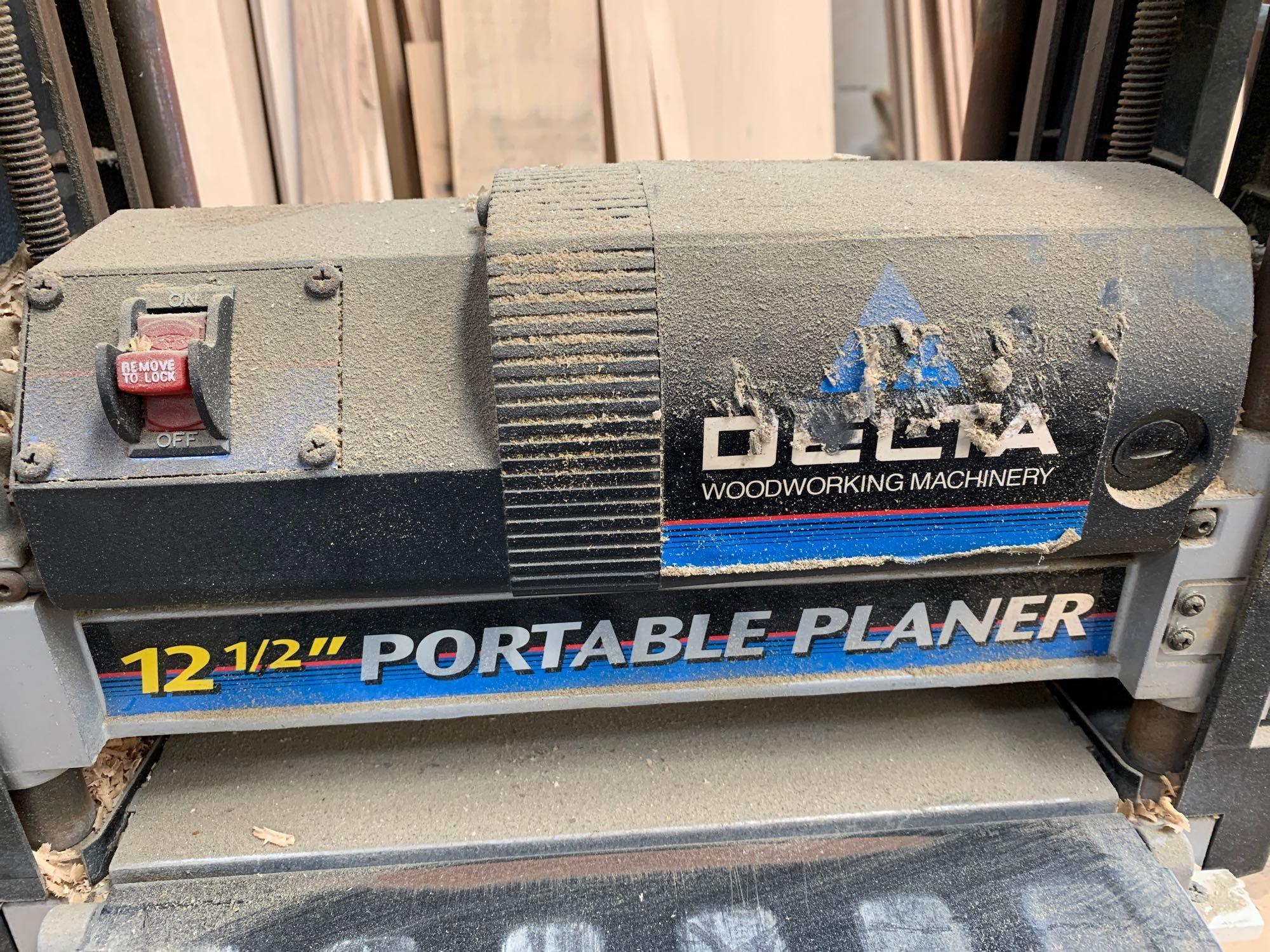 Delta 12.5in. Portable Planer With Rolling Base