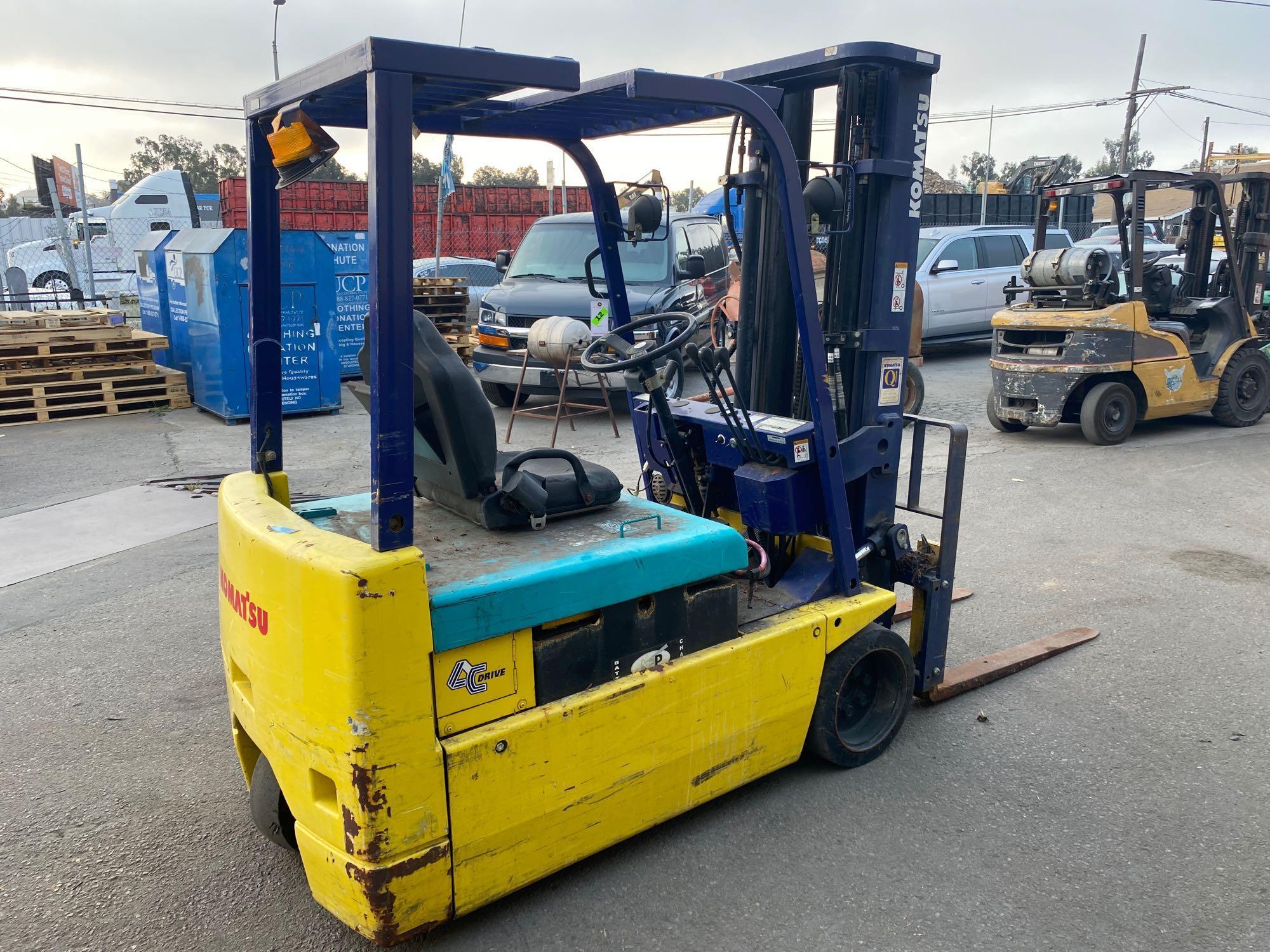 KOMATSU 36v 4000lbs Capacity Electric Forklift with Side Shift