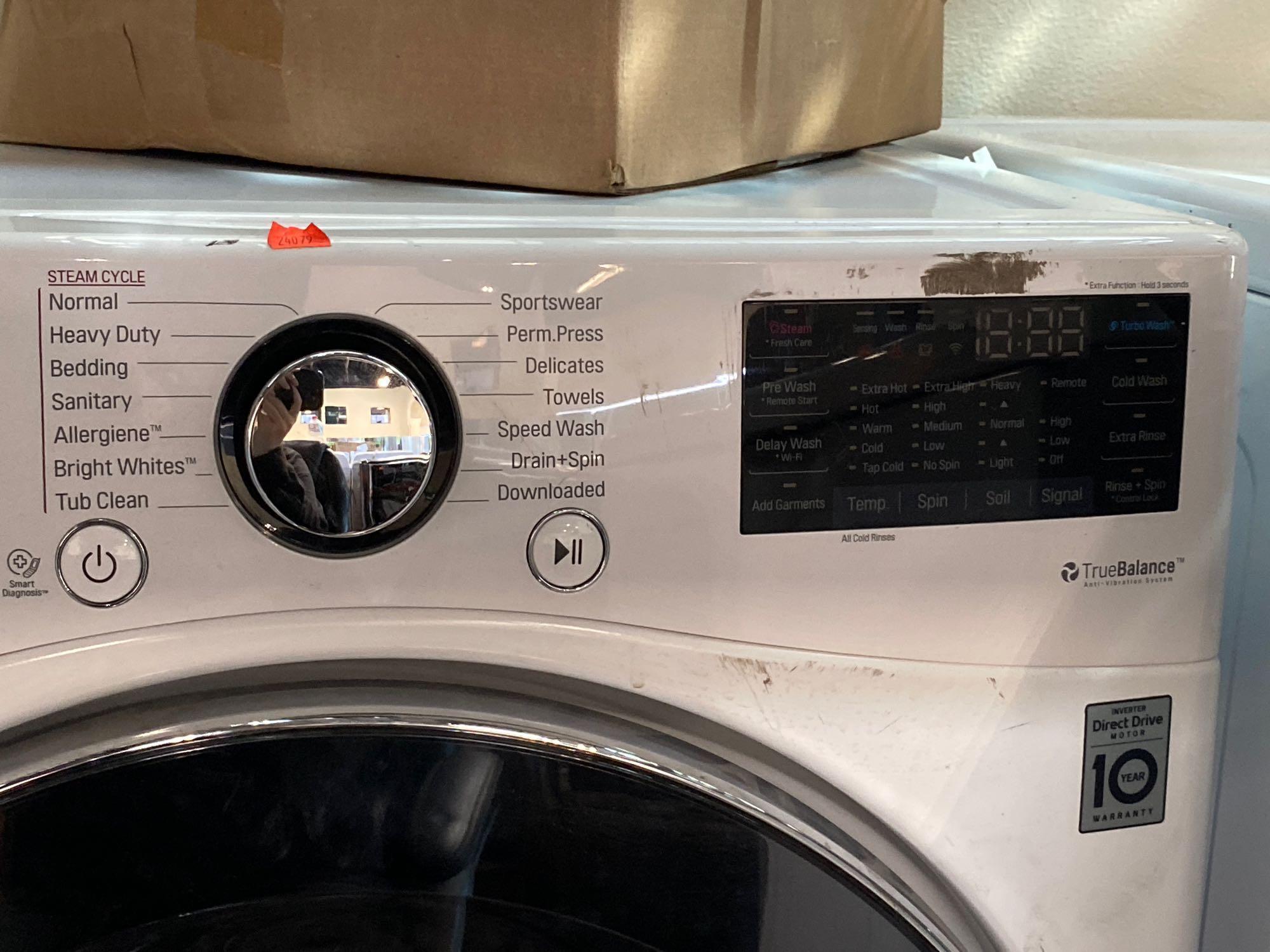 LG 7.4 cu. ft. Ultra Large Electric Dryer and 4.5 cu.ft. Washer*WASHER PREVIOUSLY INSTALLED*