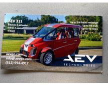 2019 Austin Electric Vehicles Electric Enclosed Three Wheel Autocycle*BATTERIES DEAD*