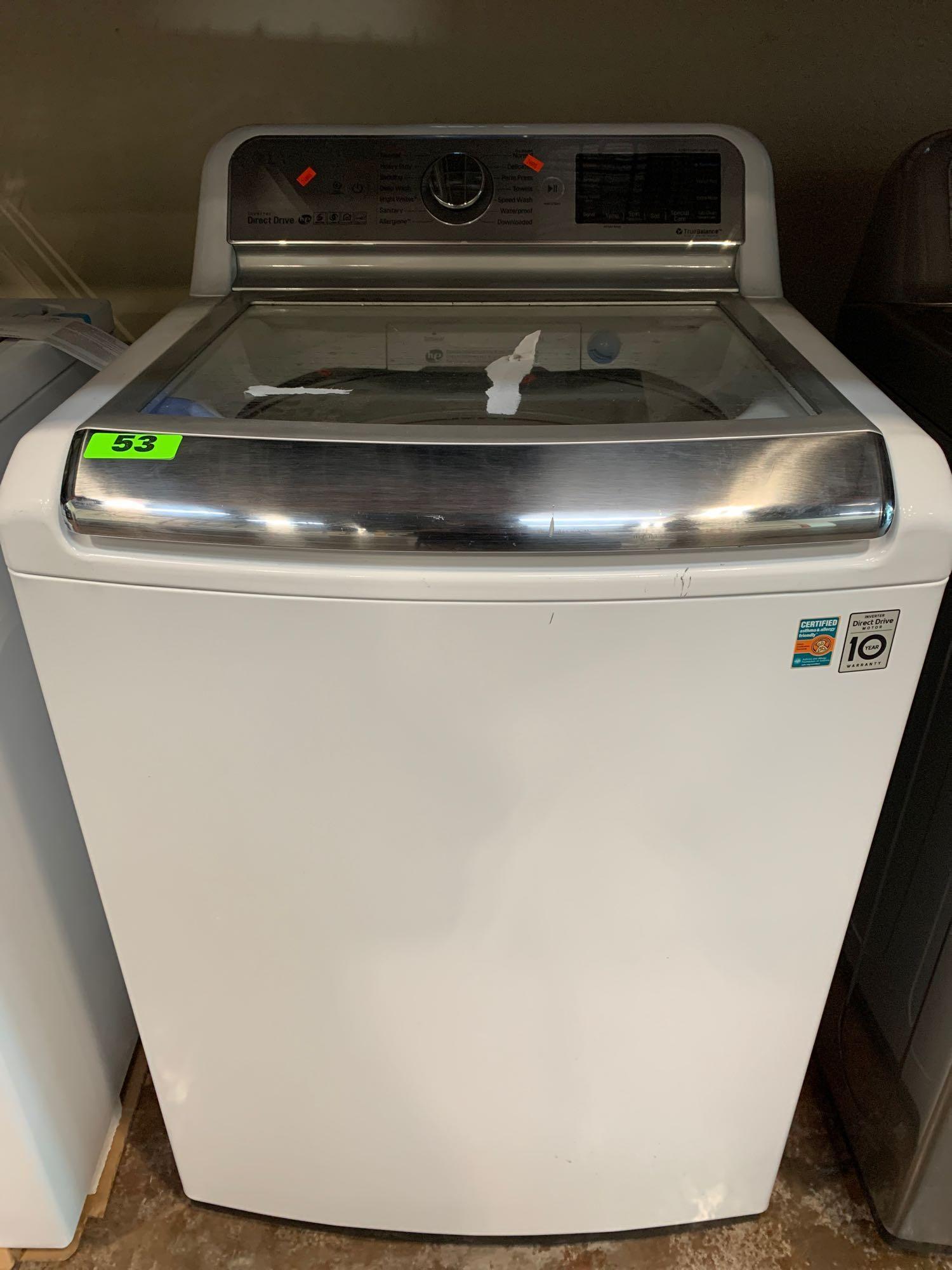 LG 5.5 cu. ft. High Efficiency Mega Capacity Smart Top Load Washer with TurboWash3D and Wi-Fi