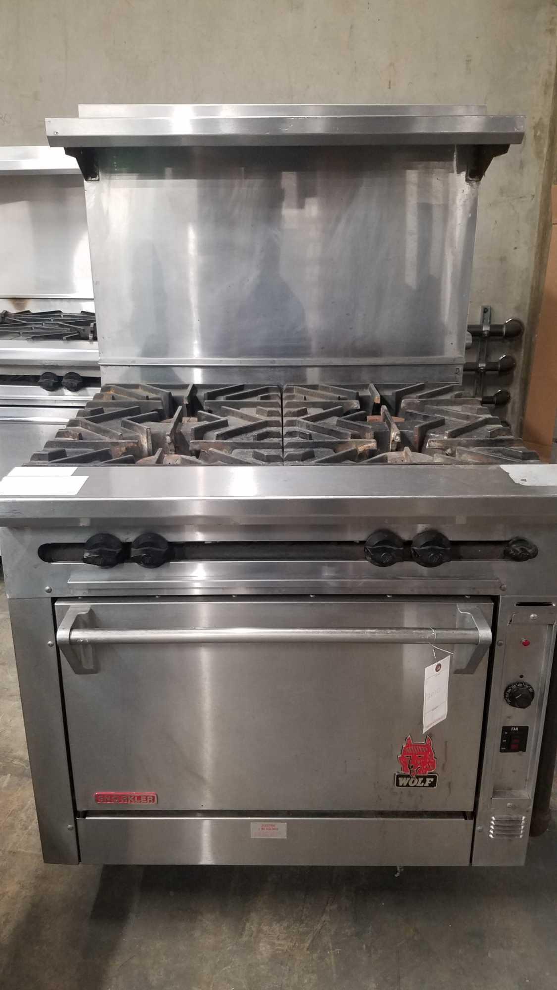 Wolf 4 burner Gas Range***WORKING***