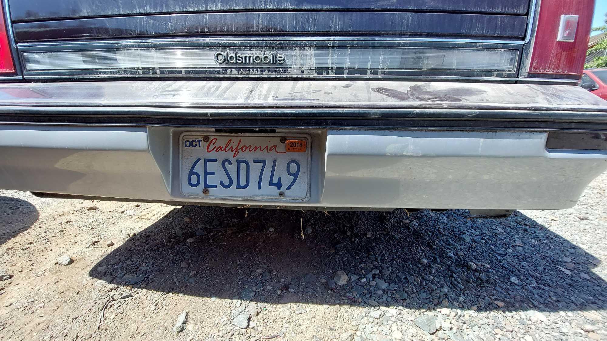 1986 Oldsmobile Cutless Ciera*CRANKS*NO START*DEALER/EXPORT ONLY*