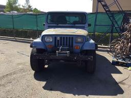 1988 Jeep Wrangler Sport *RUNS*DEALER/EXPORT ONLY*DRIVEN TO FISCHER LOT*