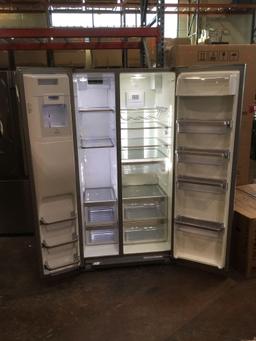 KitchenAid-24.8 Cu. Ft. Standard Depth Side-by-Side Refrigerator*COLD*