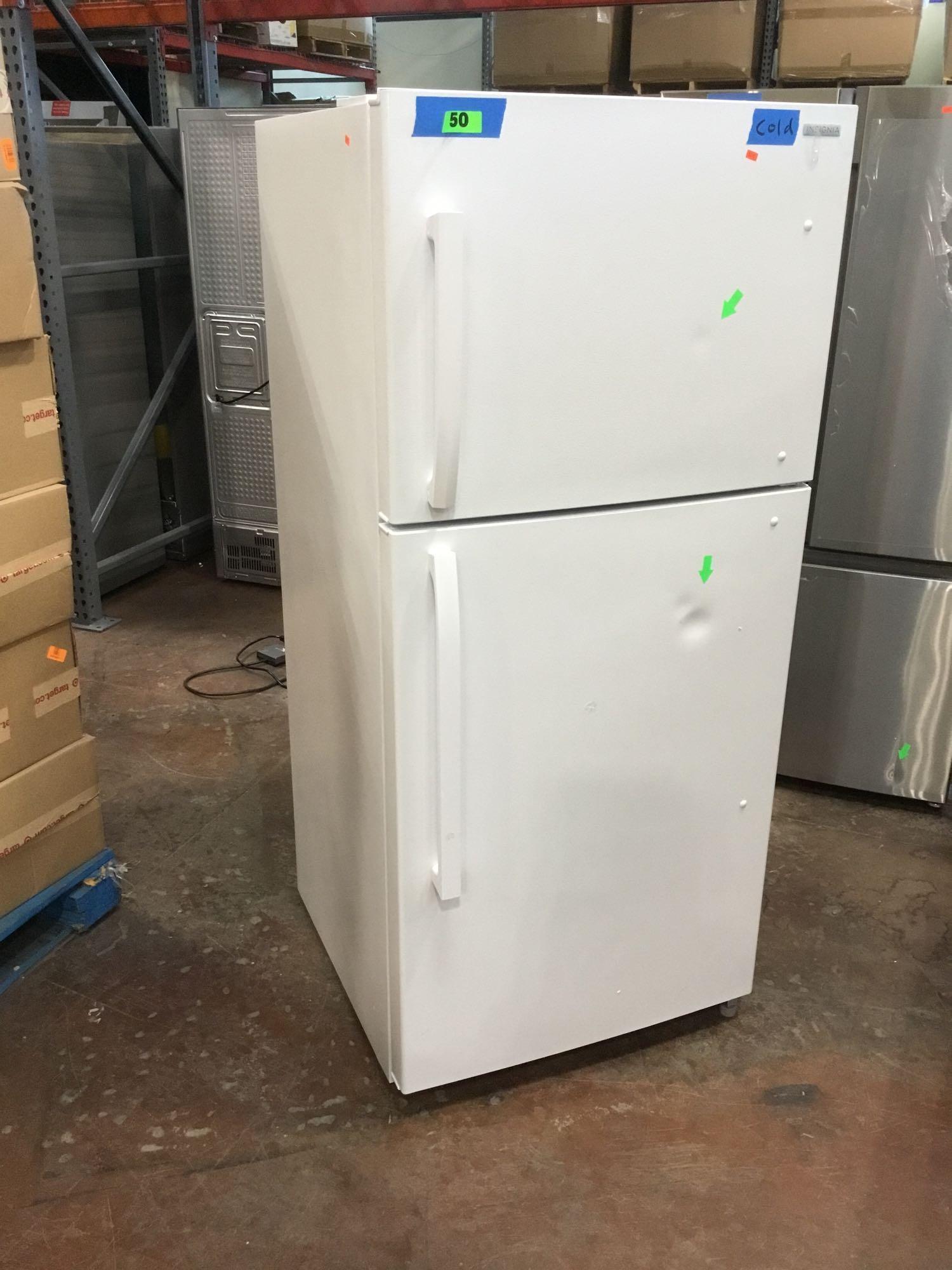 Insignia-18 Cu. Ft. Top-Freezer Refrigerator*COLD*