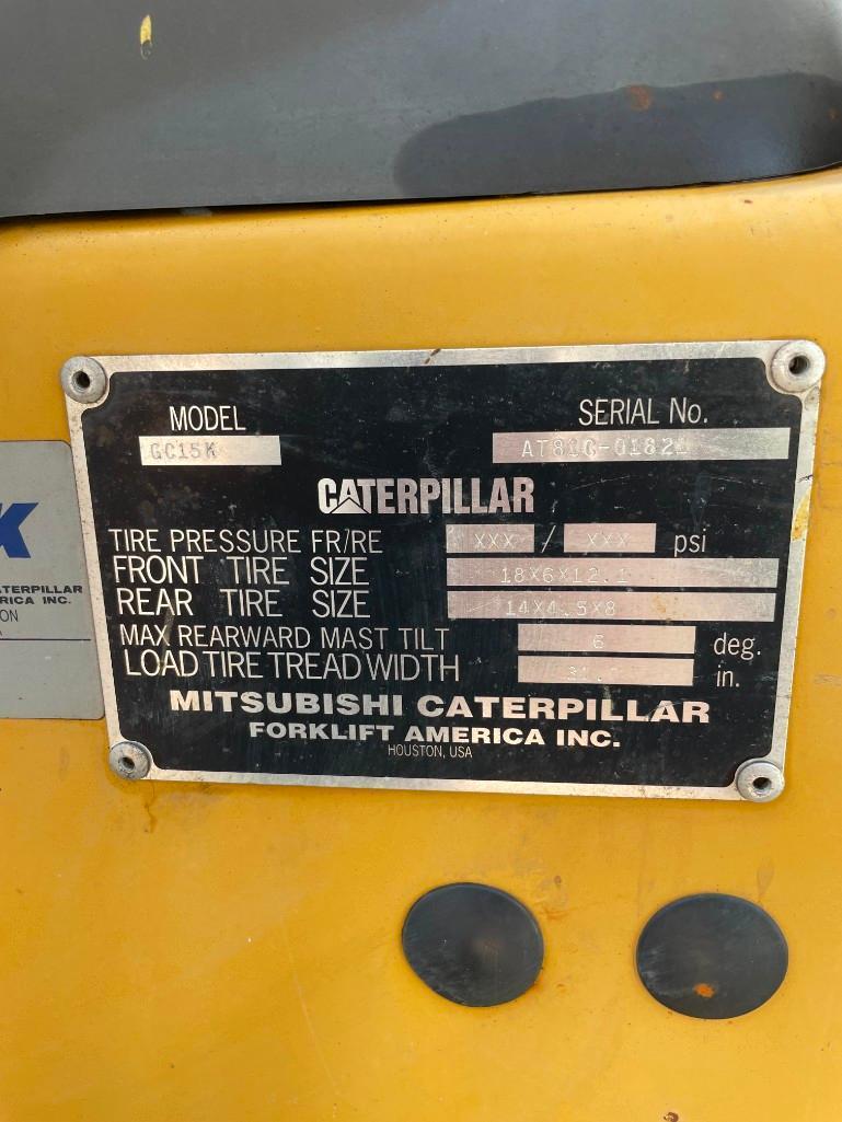 CATERPILLAR 3000lbs Capacity LPG Forklift