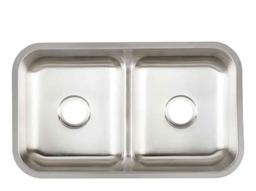 32in. Calverton Double-Bowl Stainless Steel Undermount Sink