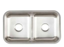 32in. Calverton Double-Bowl Stainless Steel Undermount Sink